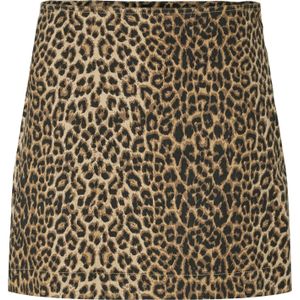 Pieces - Pcsalume Hw Mini - Denim Rok - Witte Peper