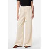 Pieces - Casual Broek - Natuurkleur - 100% Katoen - Straight Fit