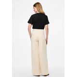 Pieces - Casual Broek - Natuurkleur - 100% Katoen - Straight Fit