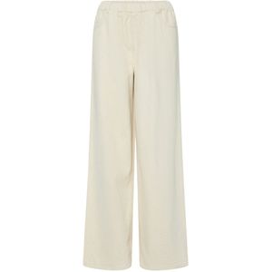 Pieces - Casual Broek - Natuurkleur - 100% Katoen - Straight Fit