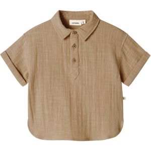 Overhemden - Effen - Katoen - Regular Fit - Kwartmouw - Knoopsluiting