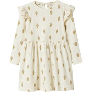 LIL' ATELIER MINI korte jurk ecru