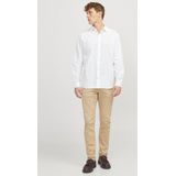 Jack & Jones - Heren Overhemden Linnen Shirt - Roze - Maat L