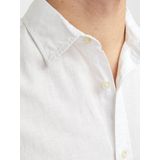 Jack & Jones - Heren Overhemden Linnen Shirt - Roze - Maat L