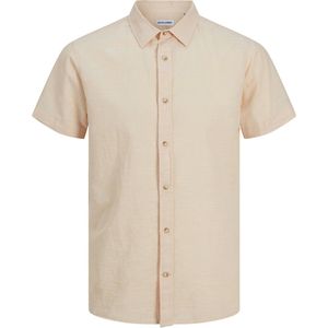 Jack & Jones - Heren Overhemden Summer Korte Mouw - Roze - Maat M