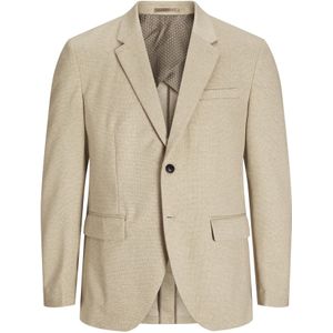 Jack & Jones - Colbert - Zand - Katoen/Polyester/Viscose