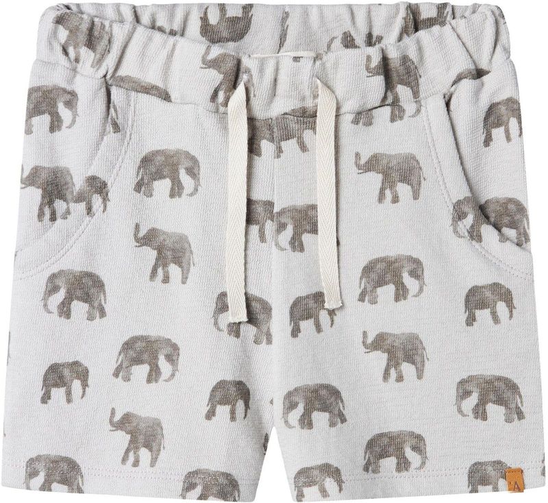Lil' Atelier Shorts - NmmDias - Damp Blue/Elephant - Lil Atelier - 2 jaar (92) - Shorts