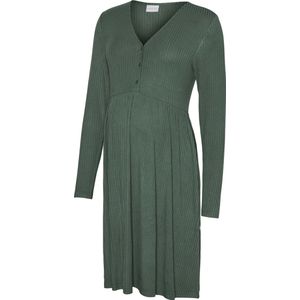 Mltrinity - Zwangerschapsjurk - V-Hals - Lange Mouwen - Regular Fit