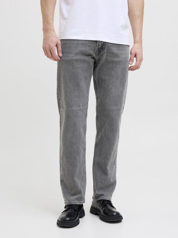 Relaxed Fit Jeans - Stonewash - Katoen - Hoge Taille