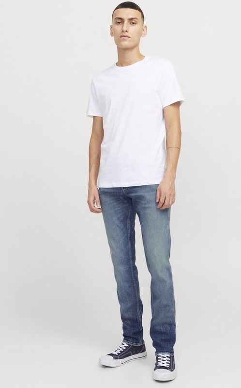 Origineel - Slim Fit Jeans - Stonewash - Katoen - Lage Taille