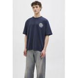 Jack & Jones - Jprblumax Ss Tee - T-shirt - Blue Nights - Katoen