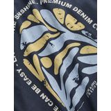 Jack & Jones - Jprblumax Ss Tee - T-shirt - Blue Nights - Katoen