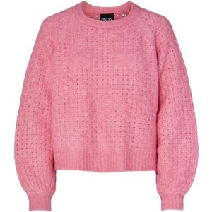 PIECES - PCSIKKA LS O-NECK KNIT BC W.O WOOL - Dames - Gebreide truien