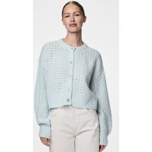 PIECES - Gebreid Vest - Zwart - Polyester