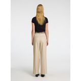 SELECTED - Pantalon - Beige - Lang/maxi - Loosefit - Mid Waist