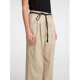 SELECTED - Pantalon - Beige - Lang/maxi - Loosefit - Mid Waist
