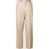 SELECTED - Pantalon - Beige - Lang/maxi - Loosefit - Mid Waist