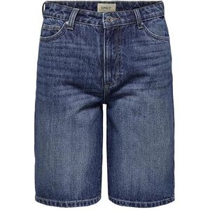 Onlsonny - High Waist Regular Fit Denim Shorts - Blauw - Denim