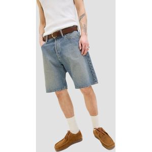 Jack & Jones Alex Original Cb 308 Sn Korte Jeans - Baggy Fit - Hoog - Denim