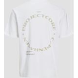 Jcopacer Back Print Tee Ss Crew Neck, wit (bright white), L