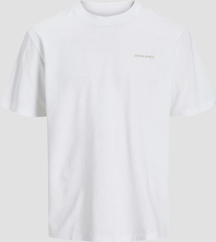 Jcopacer Back Print Tee Ss Crew Neck, wit (bright white), L