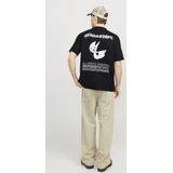 Jack & Jones - Jcodynamic Dust Tee - T-shirt - Zwart - Katoen