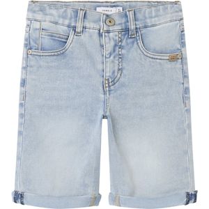 NAME IT Denim Short - Slim Fit - Verstelbare Taille - 5-Pocket Design