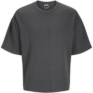Jack & Jones Jcointerlude Fabric Tee Ss Crew Neck, asphalt, XL