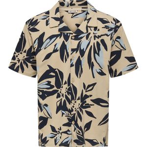 Only & Sons - PIERO - Vrijetijdsoverhemd - Blauw - Katoen/Elastaan