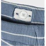 Name It - Broek - Blauw/Wit - Stretchkatoen