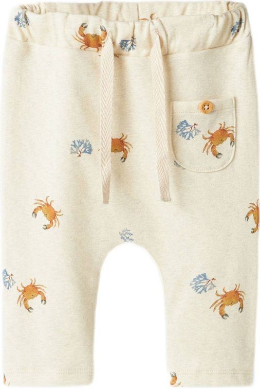 Broek - Regular Fit - Jersey - Met Verstelbare Taille - All-over Print