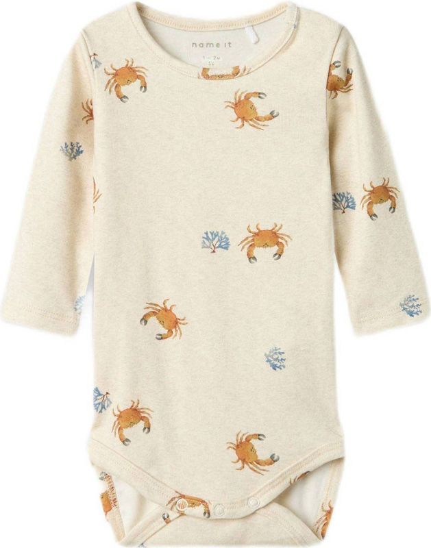 Body - All-Over Print - Jersey - Lange Mouwen - Ronde Hals