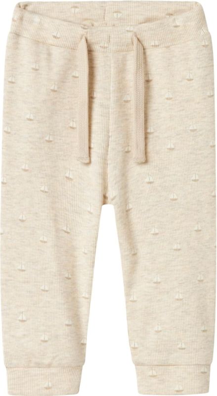 NAME IT - NBMFROM - Jongensbroek - Beige - Stretchkatoen