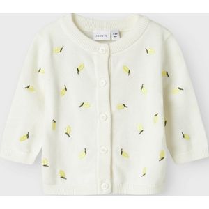 Name It Nbfdetrille Ls Knit Card Box, cloud dancer, 50