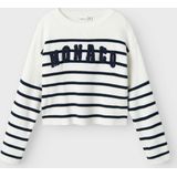 Gebreide Trui - Boxy Fit - Ronde Hals - Lange Mouwen - Kort