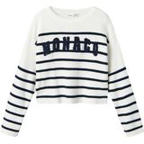 Gebreide Trui - Boxy Fit - Ronde Hals - Lange Mouwen - Kort