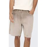 Onsedge - Mid Waist Straight Fit Shorts - Denim - Groen - Katoen