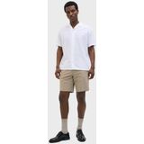 Korte Broeken - Chinoshorts - Beige - Geweven Stof