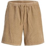 Jack & Jones - PANTS STUDIO - Korte Broek - Lichtbruin - Wide Leg