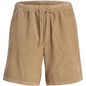 Jack & Jones - PANTS STUDIO - Korte Broek - Lichtbruin - Wide Leg