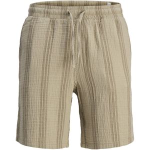 JACK & JONES - JPSTJAIDEN - Broek - Donkerbeige - Gevoerde Zoom/Rand