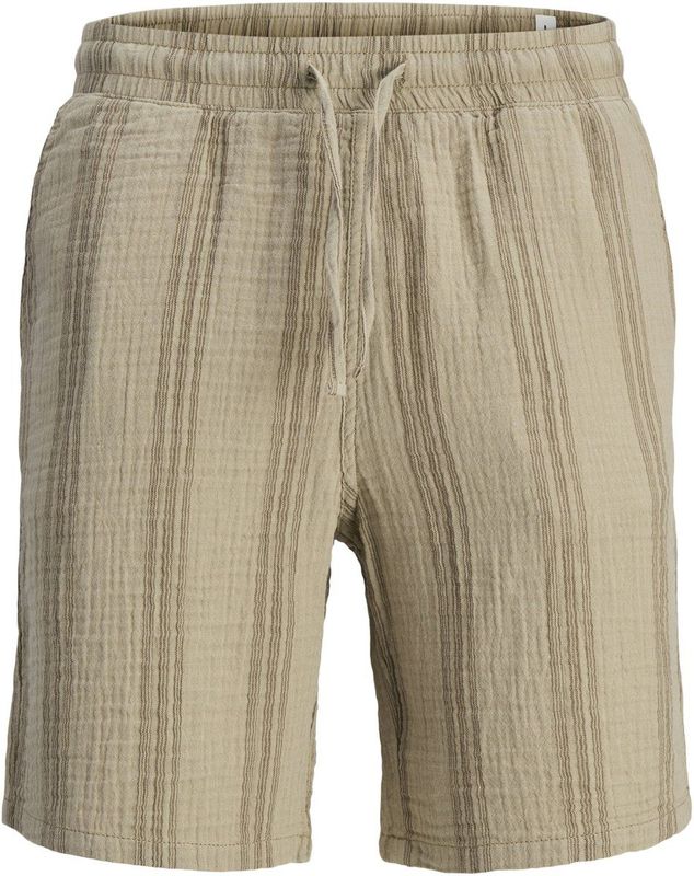 JACK & JONES - JPSTJAIDEN - Broek - Donkerbeige - Gevoerde Zoom/Rand