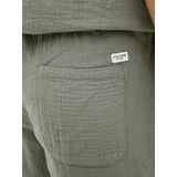 Broek - Effen - Katoen - Gevoerde Zoom/Rand