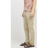 Chino Broek - Geweven Stof - Slim Fit - Middelhoge Taille - Katoen Elastaan