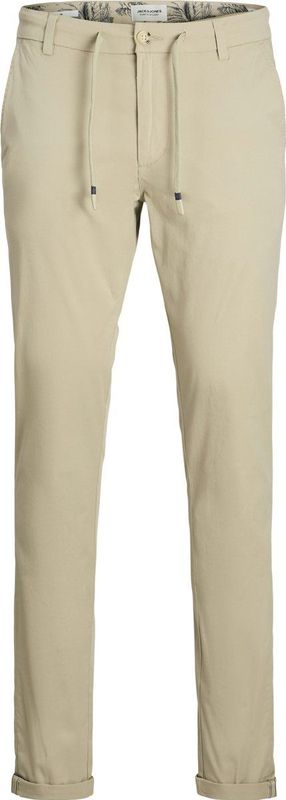JACK&JONES - STUDIO - Chinobroek - Taupe - Geweven Stof