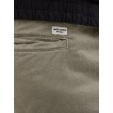 Relaxed Fit Broek - Geweven Stof - Katoen/Linnen - Trekkoord in Taille