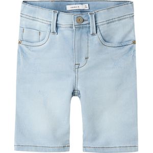 Light Blue Denim - Korte Broek - Riemlussen - Slim Fit