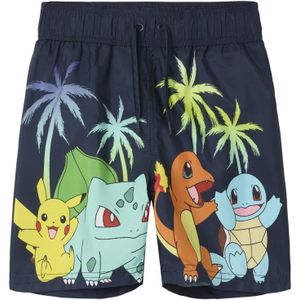 NAME IT - NKMMACSEN POKEMON SWIMSHORTS SKY - Jongens - Badpakken - Polyester