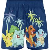 NAME IT - NKMMACSEN POKEMON SWIMSHORTS SKY - Jongens - Zwemshorts - Polyester