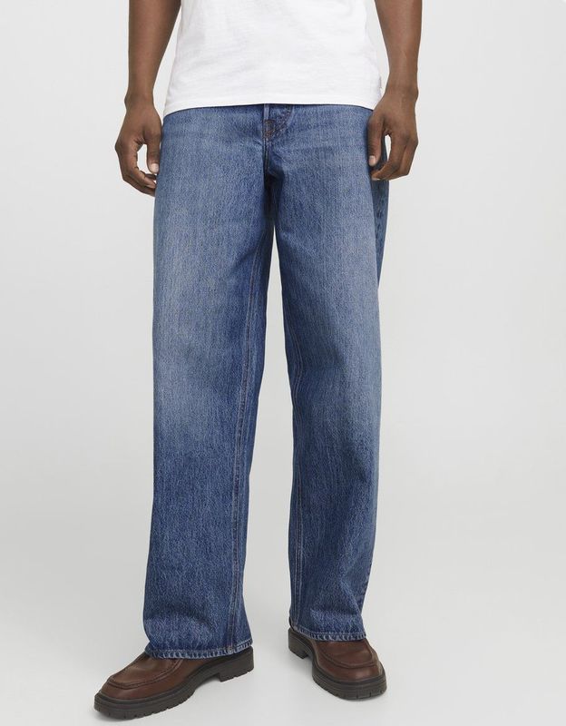 JACK & JONES Heren Jjidave Jjcooper Am 868, Blauwe Denim, 30W / 34L